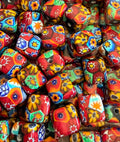 RARE Ercole Moretti Chunky Cube Millefiori Bead