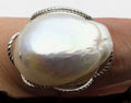 Baroque Pearl Statement Ring set on Sterling Silver