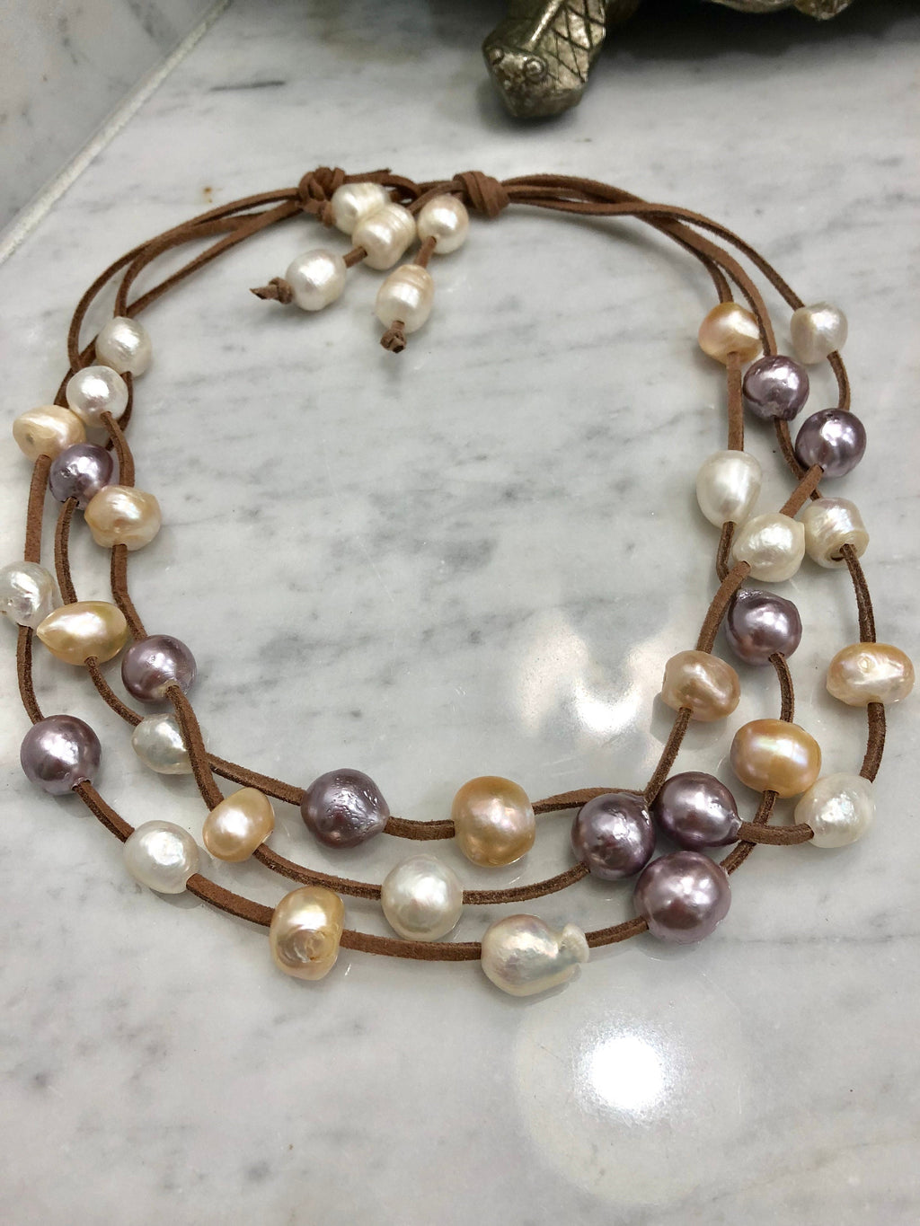 Multicolored Freshwater Pearl necklace