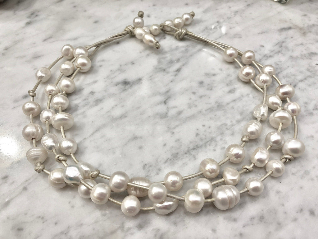 Wedding Cake Pearl Necklace