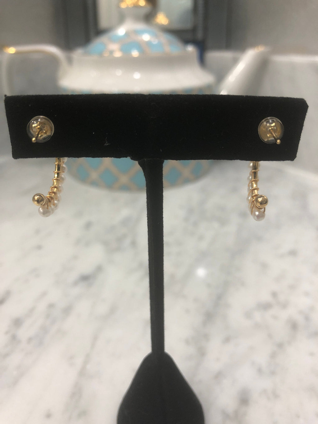 Half Hoop Sterling Silver (POST only) Hoop Earrings