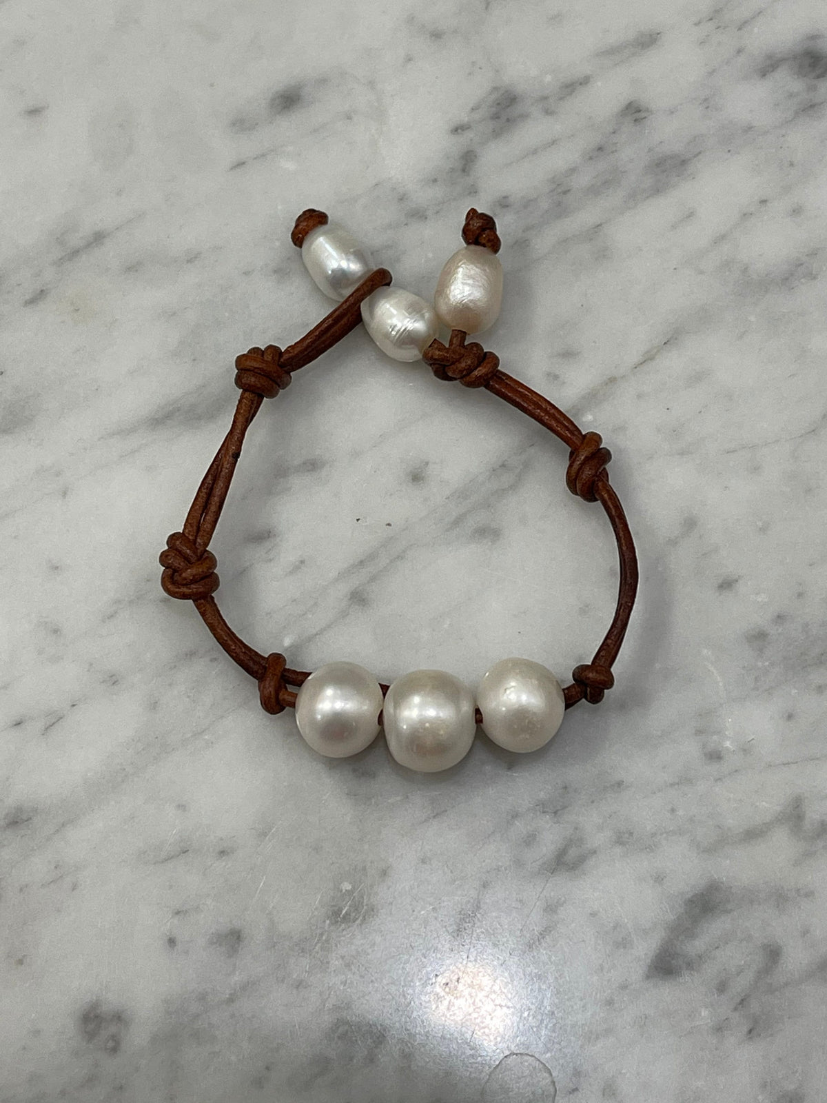 13mm Freshwater Pearl Trio Bracelet