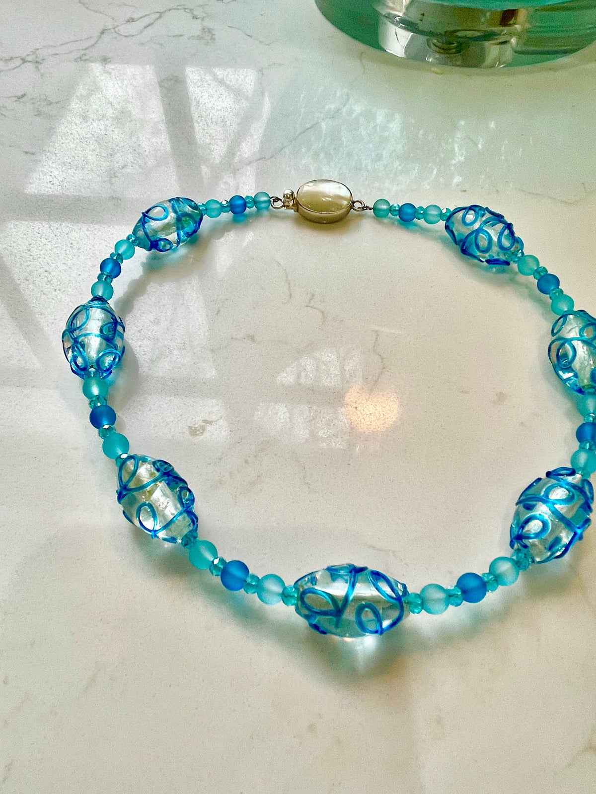 Rosario Leonardi Hand-blown Murano Glass Necklace