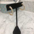 Half Hoop Sterling Silver (POST only) Hoop Earrings