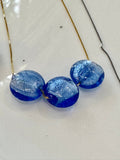 Murano Glass Multibeaded Necklace: Sterling Silver, Adjustable Length