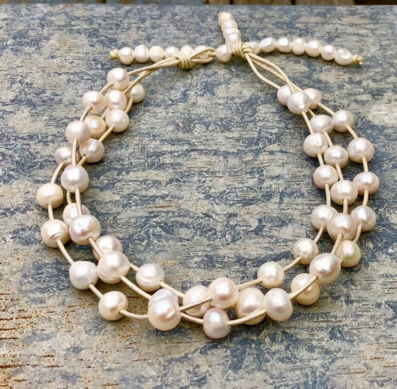 Wedding Cake Pearl Necklace