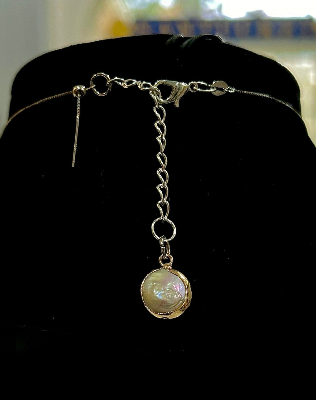 Candy Apple Red Murano Glass Strung on 925 Sterling Adjustable Chain