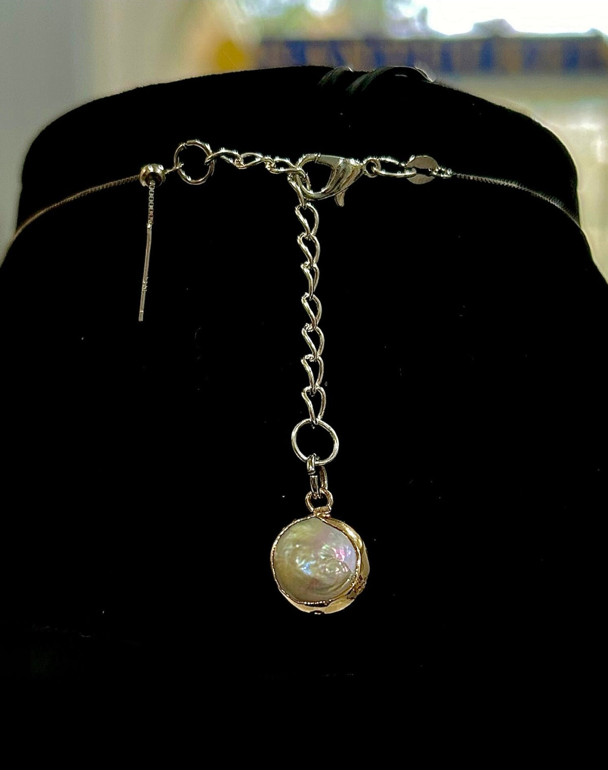 Candy Apple Red Murano Glass Strung on 925 Sterling Adjustable Chain