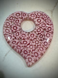 Ercole Moretti Heart Pendant-Choice of Vibrant Pink, Black or Green