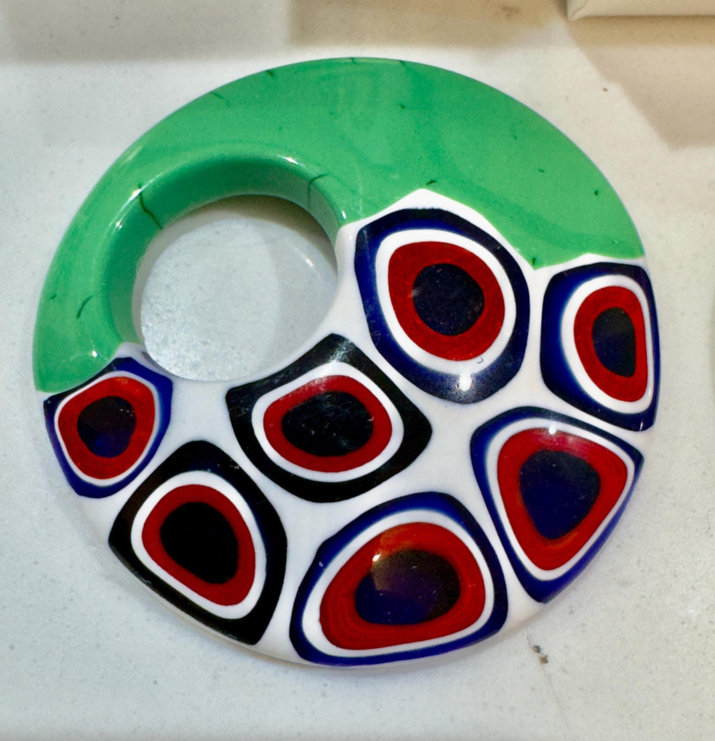 Ercole Moretti Round Glass Pendants