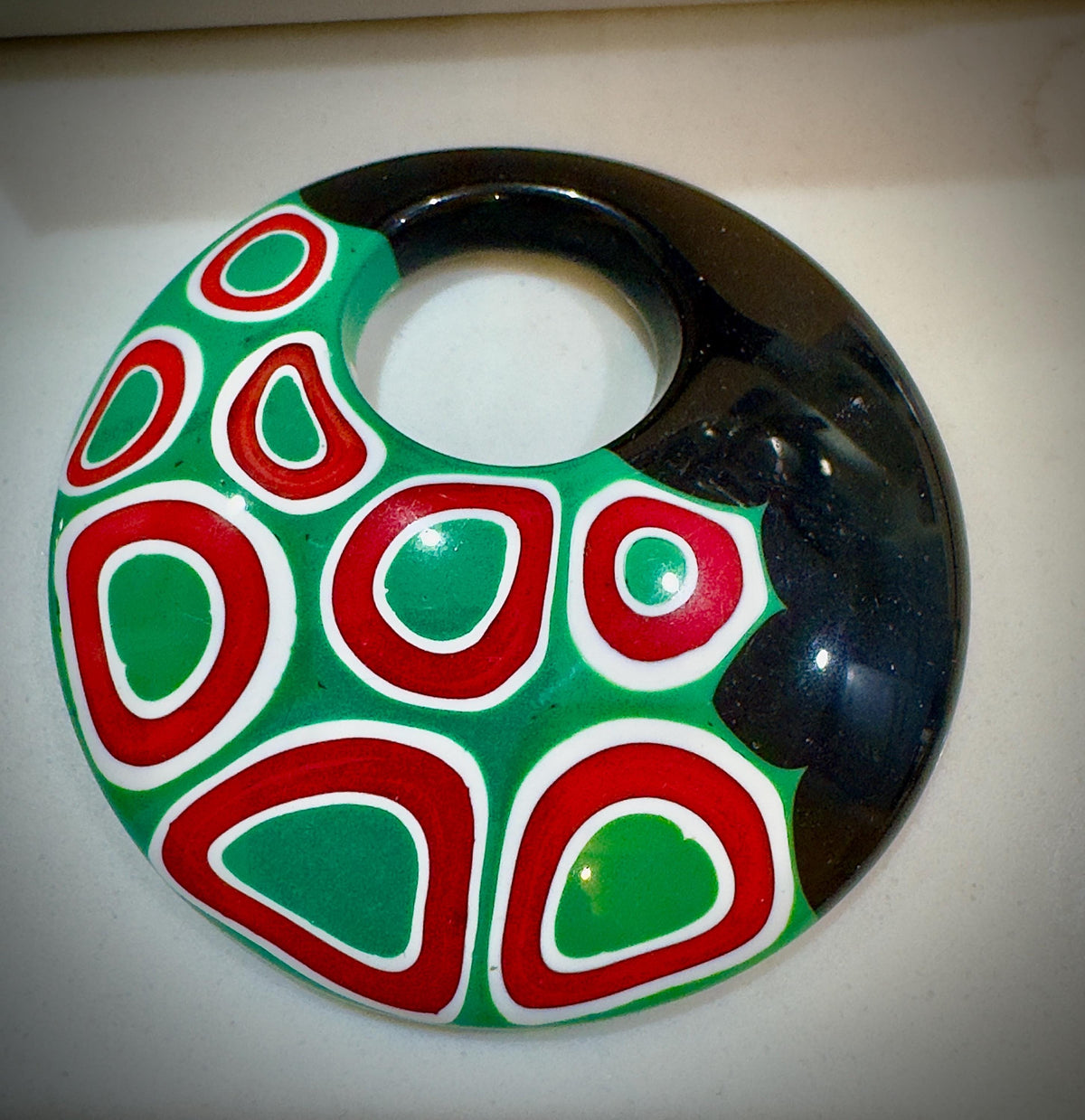 Ercole Moretti Round Glass Pendants
