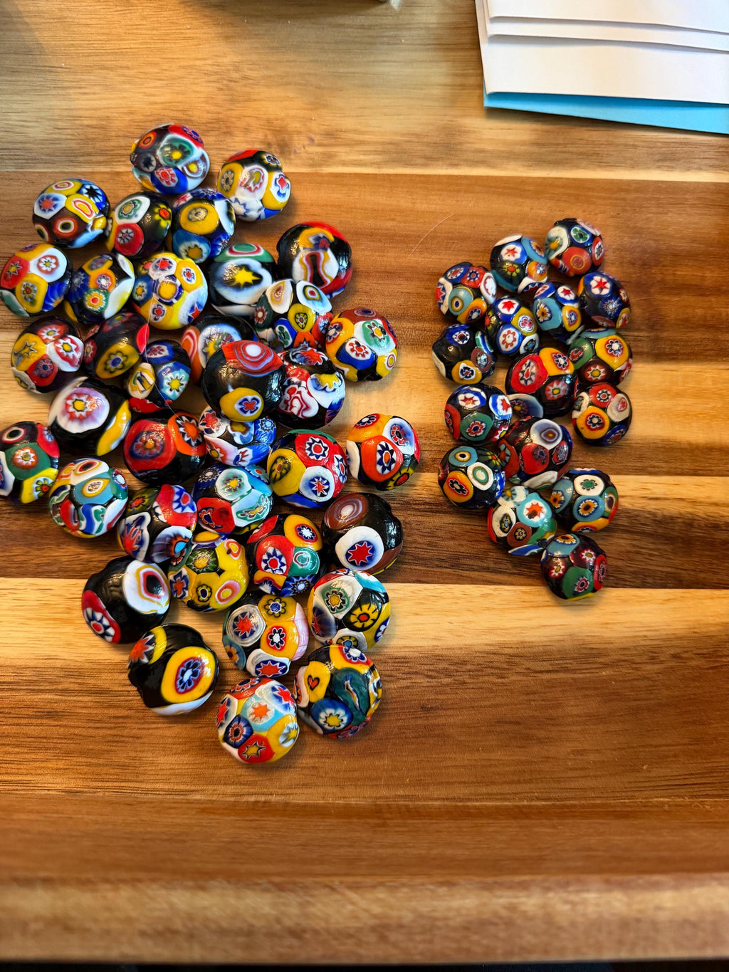Millefiori Coin Beads Vintage Murano Glass Focal Beads Large/Medium choice